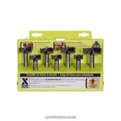 accessoires ch RYOBI 7 pièces. jeu d'embouts Forstner 24XXL4800