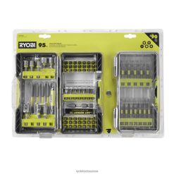 accessoires ch RYOBI 95 pièces. ensemble de conduite à impact 24XXL4822