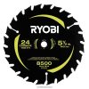 accessoires ch RYOBI Lame de scie à parquet 5-1/2 à 24 dents avec pointe en carbure 24XXL4722
