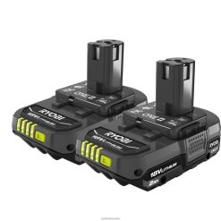batteries et chargeurs ch RYOBI Batterie au lithium 18 V One+ 2 Ah (paquet de 2) 24XXL4685