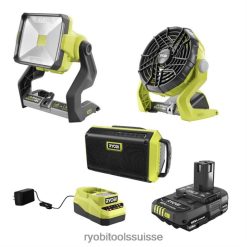 éclairage style de vie et loisirs ch RYOBI Kit de camping-car pleine grandeur 18v ​​one+ 24XXL4466
