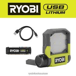 éclairage style de vie et loisirs ch RYOBI Kit d'éclairage à bascule LED USB au lithium 24XXL4505
