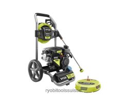 Extérieur ch RYOBI Nettoyeur haute pression à gaz Kohler de 3 200 psi avec 15 nettoyants de surface 24XXL4385