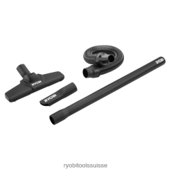 nettoyage ch RYOBI 4 pièces. Kit d'accessoires pour aspirateur à main de chantier 1-1/4 24XXL4605