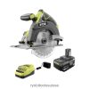 outils électroportatifs ch RYOBI ensemble de scie circulaire sans fil one+ 18v 6-1/2 24XXL477