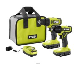 outils électroportatifs ch RYOBI Kit combiné 18 V un + 2 outils 24XXL420