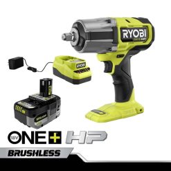 outils électroportatifs ch RYOBI Kit de clé à chocs 18 V One+ HP sans balais 4 modes 1/2 à couple élevé 24XXL447