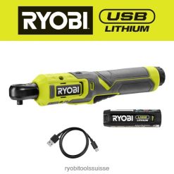 outils électroportatifs ch RYOBI kit de cliquet usb lithium 1/4 24XXL461