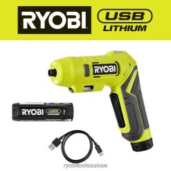 outils électroportatifs ch RYOBI kit de tournevis au lithium usb 24XXL467