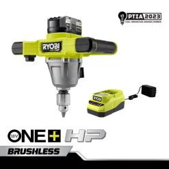 outils électroportatifs ch RYOBI Kit mélangeur de boue 1/2 sans balais 18v one+ hp 24XXL4191